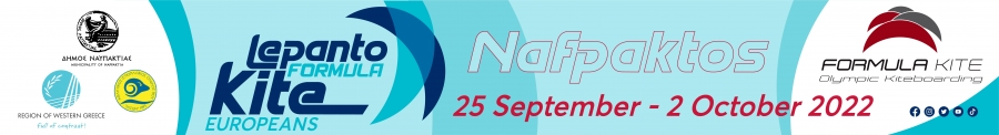 2022 Formula Kite European Championships Nafpaktos, Greece || 25 September – 02 October 2022