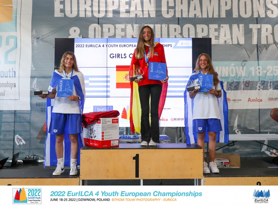Δηλώσεις των Πρωταθλητριών Ευρώπης EurILCA 4 YOYTH EUROPEAN CHAMPIONSHIPS 2022