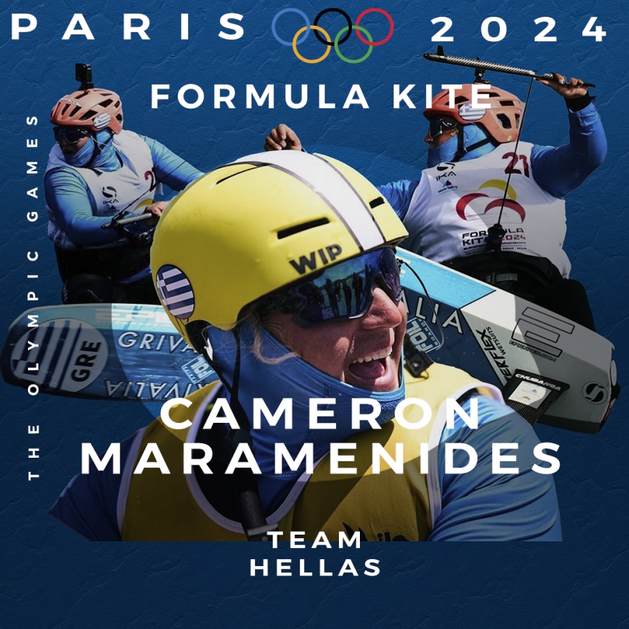 Κάμερον Μαραμενίδης – Αθλητής Ολυμπιακών Αγώνων Formula Kite – Παρίσι 2024