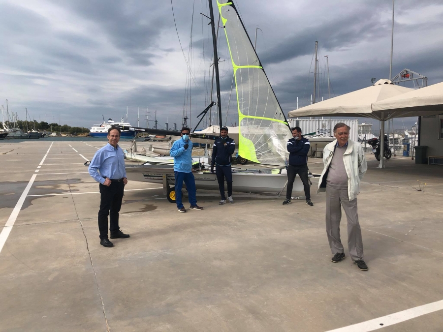 Ο Γ. Μαυρωτάς επιθεώρησε το Διεθνές Κέντρο «ATHENS INTERNATIONAL SAILING CENTER»