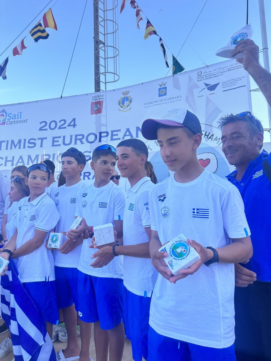 Ο Ιάσων Παναγόπουλος Πρωταθλητής Ευρώπης στα Optimist για 3η σερί χρονιά