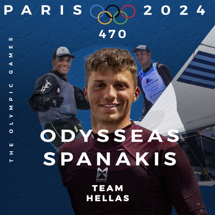 ΟΔΥΣΣΕΑΣ ΣΠΑΝΑΚΗΣ – Αθλητής Ολυμπιακών Αγώνων 470 – Παρίσι 2024