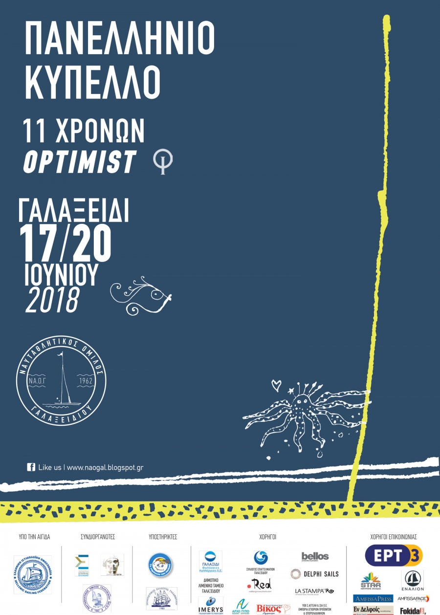 Πανελλήνιο Κύπελλο Optimist 11χρονων