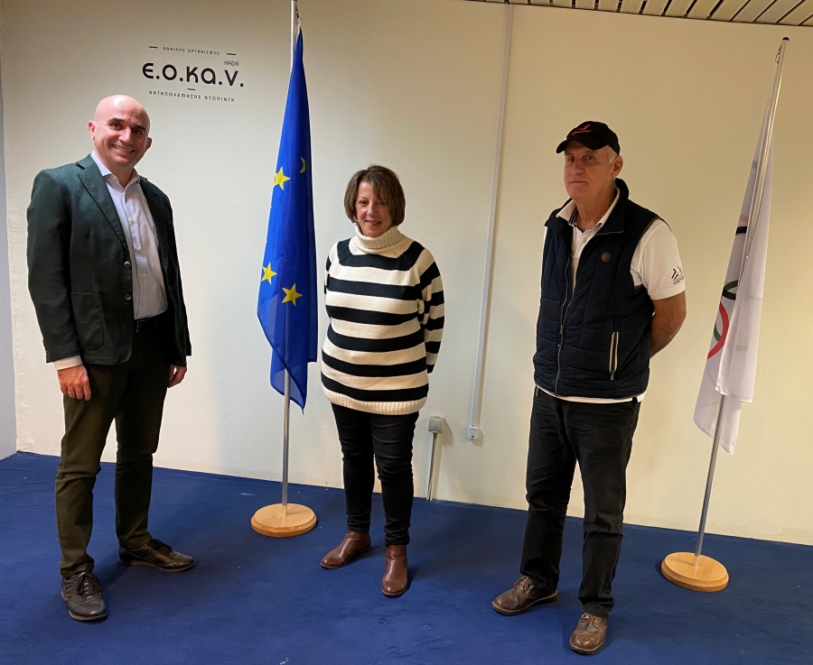 Συνάντηση του Διοικητή Δρ Γρηγόρη Λέων με την Πρόεδρο της Ελληνικής Ιστιοπλοϊκής Ομοσπονδίας Νίκη Αναστασίου