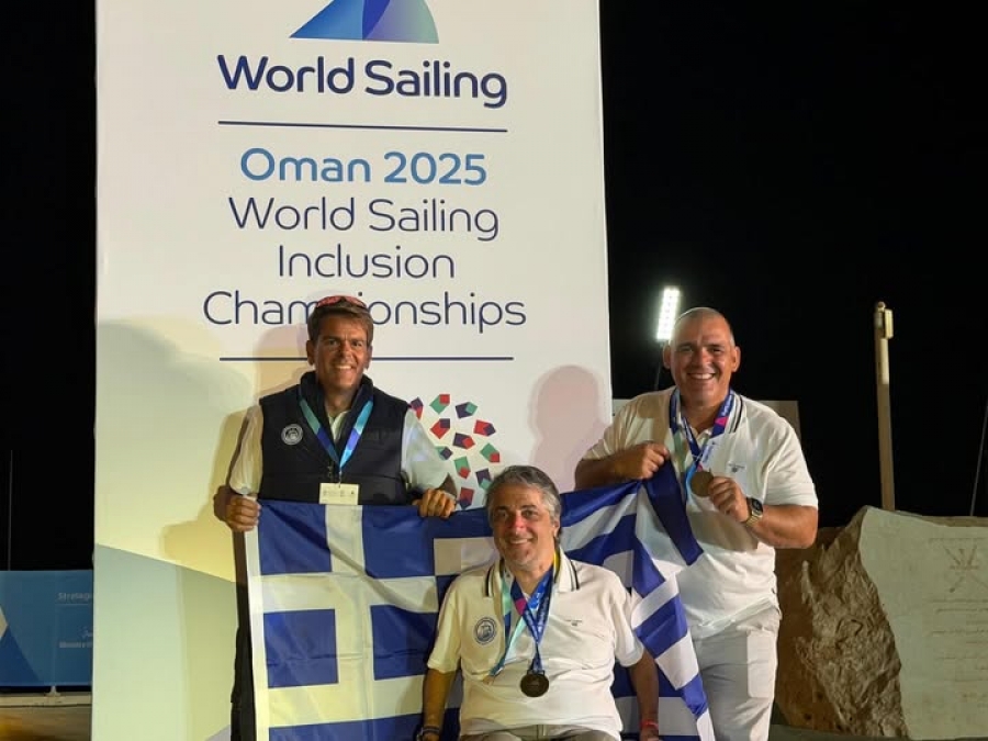 Το Χάλκινο Μετάλλιο Κατέκτησαν Οι Βασίλης Χριστοφόρου–Θοδωρής Αλέξας Στο Παγκόσμιο Πρωτάθλημα Ιστιοπλοΐας Ένταξης Για Αθλητές ΑμεΑ