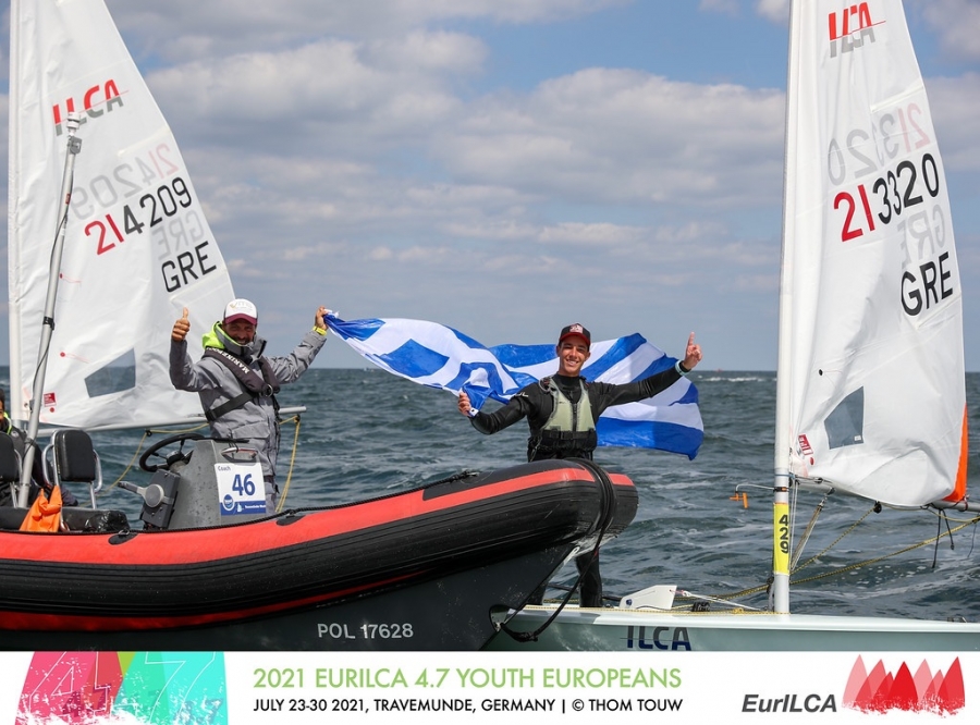 Το μέλλον της Ελληνικής Ιστιοπλοΐας επιστρέφει θριαμβευτικά από το Ευρωπαϊκό Πρωτάθλημα Νέων Laser 4.7.