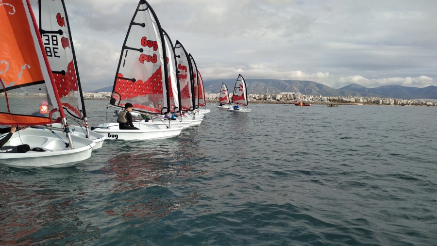 Το Πανελλήνιο Πρωτάθλημα Bug 28-30/12/2021 στο Athens International Sailing Center της ΕΙΟ