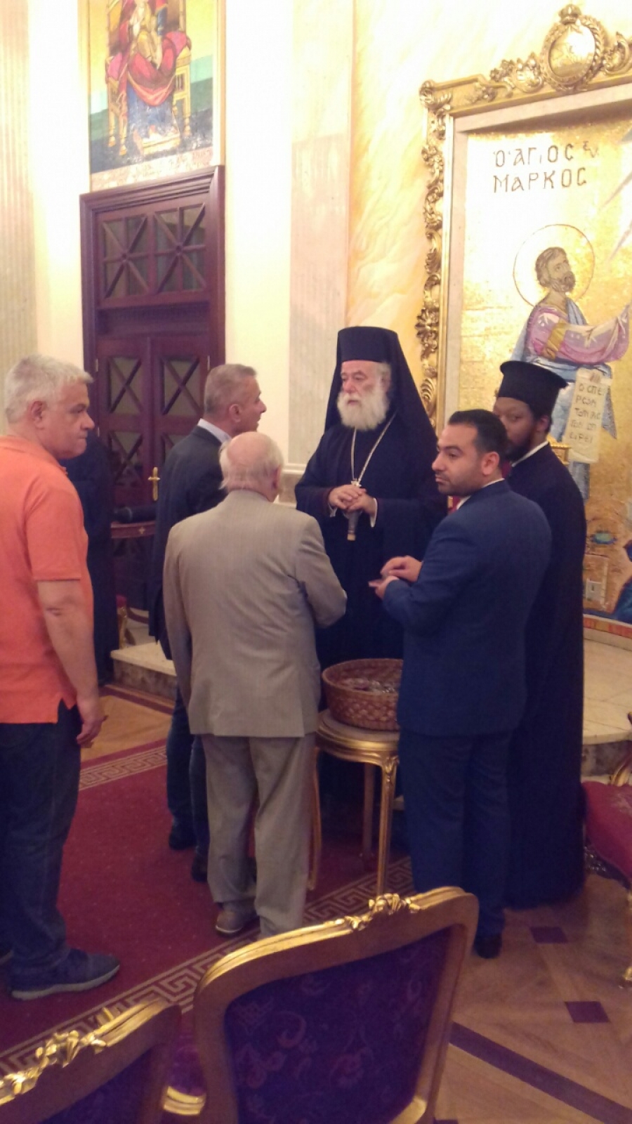 Βράβευση του Προέδρου του ΕΝΟΑ στην Αλεξάνδρεια από την Ελληνική Κοινότητα της Αλεξάνδρειας